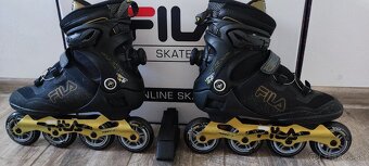 In-line FILA SKATES LEGACY QF BLACK/GOLD - 5
