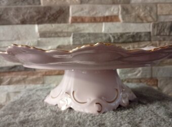 Růžový porcelán, velký nástolec, Chodov - 5