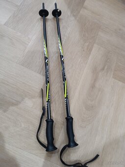 Detské lyže 80, lyžiarky, palice - 5