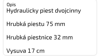Hydraulický piest - 5