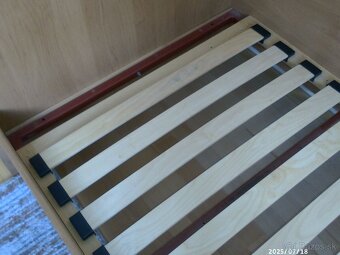 Posteľ - fóliovaná, imitácia čerešňa 80x200cm (BEZ matraca) - 5
