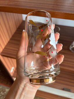 Pozlatene pohare sada - 5