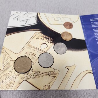 UNC Slovenské mince a euromedaily 2004 - 5