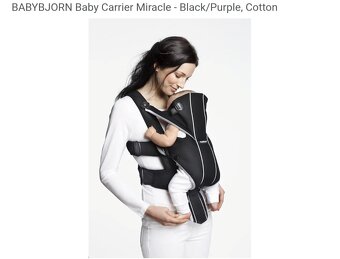 Babybjörn detský nosič Baby Carrier Miracle - 5
