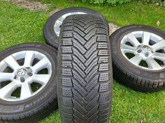16" ALU 5x112 orig VW Tiguan a iné + 215/65 r16 7,5mm TOP - 5