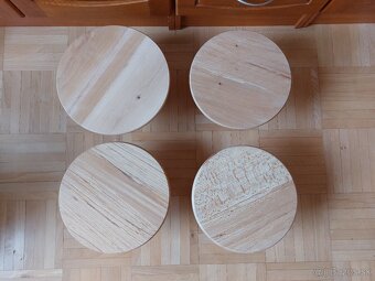 Drevený podnos na tortu, koláče, chlebíčky - 5