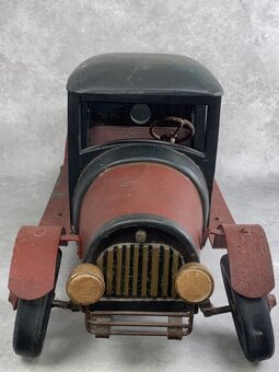 Veľké starožitné drevené auto - 5