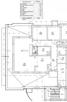 4-izb.byt, 111m2+75m2 terasa, St.Spišská cesta, KE-Sever - 5