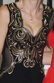 luxusné spoločenské šaty XS/S - 5