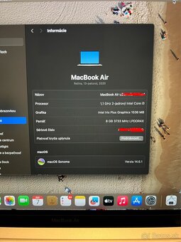 MacBook Air 13” 2020 - Top stav - 5