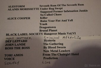 Rock Metalové CD - 5