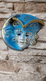 Závesne keramické masky - Benátky,Drevené modely lodí - 5