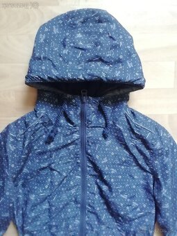 Nova tmavo modra bunda parka - 5