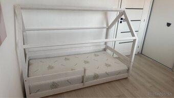 Domčeková posteľ pre deti s matracom - 5