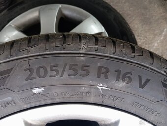 Sada disky+ pneumatiky letne originál škoda 5x112 r16 - 5