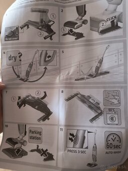 LEIFHEIT Akumulátorový sací mop Regulus Aqua PowerVac - 5