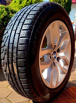 Alu R17 5x120 orig. BMW X3+X4 + zimné 225/60R17 - 5
