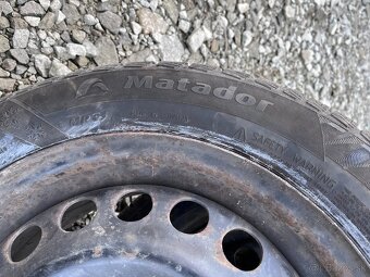 Sada plechové disky zimné pneu Matador 185/65 R15 4x100 ET49 - 5