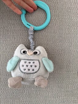 Detské plyšové sovičky - hrkálky - 5