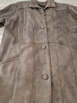 Kožený kabát/ bunda dámsky - 5