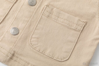 Chlapčenská džínsová bunda – béžová – nová - 5