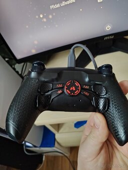 Ps5 aim kontrolere monitor 7.1 PS slúchadlá - 5