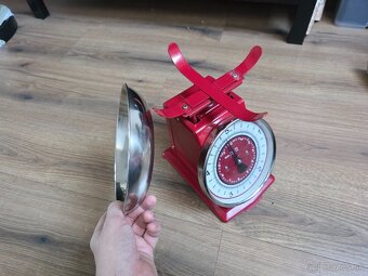 Retro mechanická kuchynská váha celokovová - 5