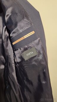 Pánsky oblek OZETA tmavomodrý. veľkosť 56 - NOVÝ, NEPOUŽITÝ - 5