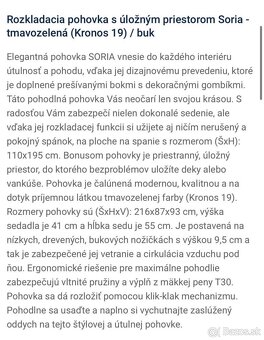 Predám rozkladaciu sedačku - 5