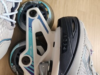 Detské inline korčule OXELO ,nastaviteľná veľkosť - 5