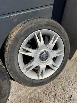 Predám elektrony  Seat 5x100 195/55 R15 letné pneu - 5