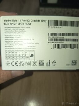Redmi note 11 Pro 5G - 5