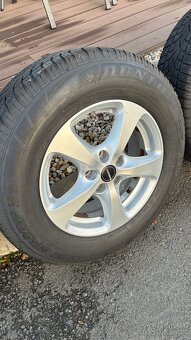 Alu disky Borbet R16 + zimné Dunlop KIA Sportage - 5