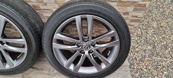 Predám orginal VW elektrony 5x100 r16 et46 J7, 215/45 letné - 5