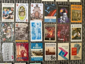 Vreckové kalendáriky ČR rôzne - 91ks - 5