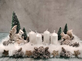 Adventný svietnik veveričky - 5