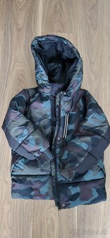 Maskáčová prechodná/zimná bunda, zn. F&F, veľ. 122 - 5