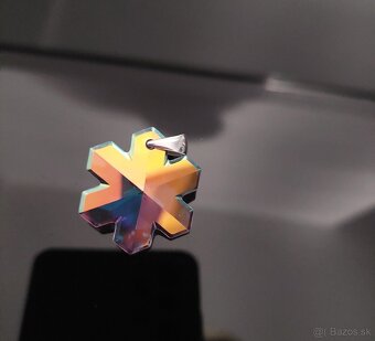 Swarovski kryštal privesok snehová vločka - 5