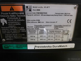 Vysokozdvižný vozík Hyster H 1,6 FT / LPG - - 5