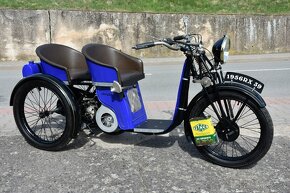 Dámská motorová tříkolka L'Automouche - historická rarita - 5