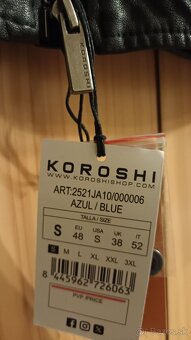 Kožená bunda KOROSHI S EU 48 - 5