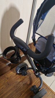 BABY MIX detská trojkolka 5 v 1 relax 360° modrá - 5