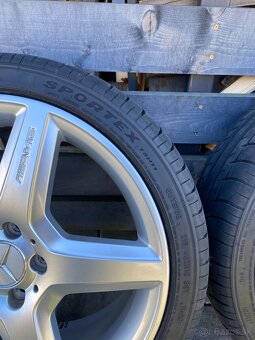 Originál hliníkové disky Mercedes AMG 215/40 r18 5x112 - 5