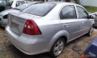 Chevrolet Aveo 1.4 2009 predám SVETLO, MOTOR F14D3, DVERE, P - 5