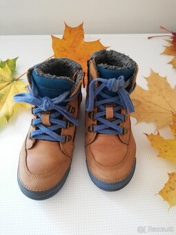 Zimné kožené čižmy D. D.step - 5