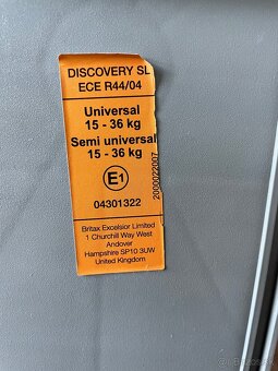 Autosedačka Britax Römer SL ECE R44/04 - 5