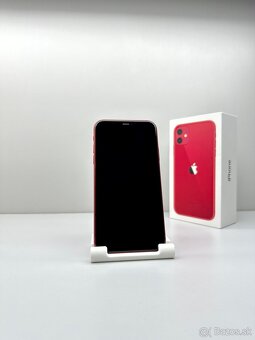 iPhone 11 RED 128GB TOP STAV NOVÁ BATÉRIA 100% - 5
