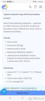 Tepelné čerpadlo k bazénu - 5