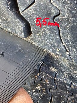Zimné pneumatiky + plechové disky 195/65 r15 - 5
