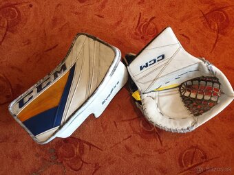 Brankárska lapačka CCM AXIS 2 + vyrážačka CCM Eflex 5,custom - 5